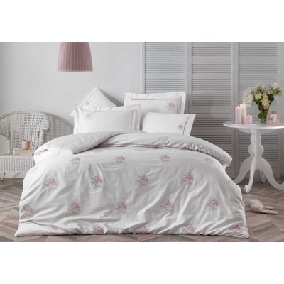 Комплект постельного белья Tivolyo Home ORTANCA розовый