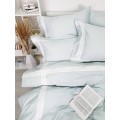 Комплект постельного белья Tivolyo home  BANDA бирюзовый