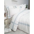 Комплект постельного белья Tivolyo home  BANDA крем/бежевый
