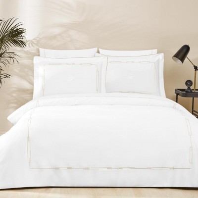 Комплект постельного белья Tivolyo Home CHANEL бежевый