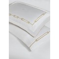 Комплект постельного белья Tivolyo Home CHANEL кремовый - золотой