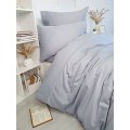 Комплект постельного белья Tivolyo home CASUAL серый